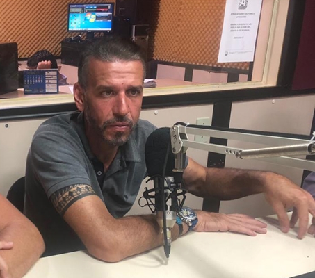 Marcelo Stringari em entrevista para a rádio Cidade FM (Foto: A Cidade)