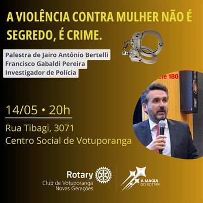 O evento acontecerá no Centro Social de Votuporanga, localizado na rua Tibagi, número 3.071 (Foto: Divulgação)
