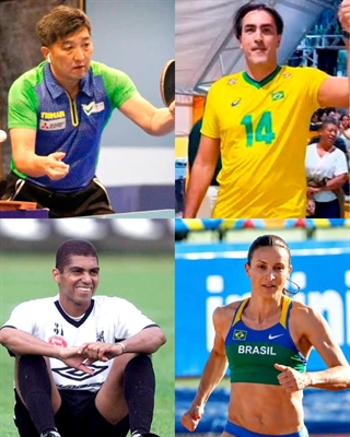 Atletas olímpicos que estarão em Votuporanaga   Foto: Instagram/Contas pessoais