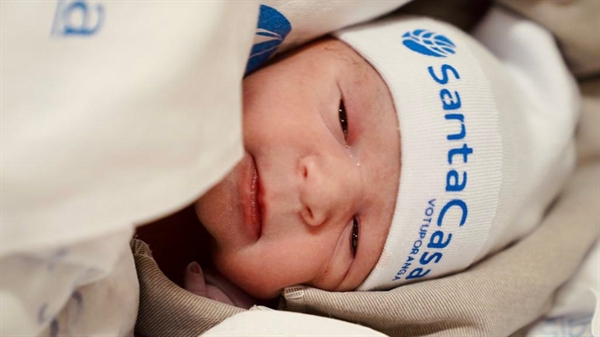 Nasceram 493 meninos na maternidade da Santa Casa nos últimos seis meses (Foto: Cinemagic/Santa Casa)