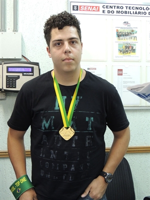 Diego Soares traz medalha inédita para a cidade