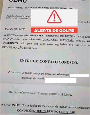 Golpistas estão enviando cartas usando o nome de escritórios de advocacia fictícios e reais para oferecer falsos descontos (Foto: Reprodução)