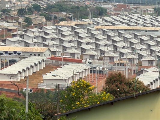 Obras do Parque Flora, próximas de onde será o Residencial Nair Beneduzzi  Foto: A Cidade