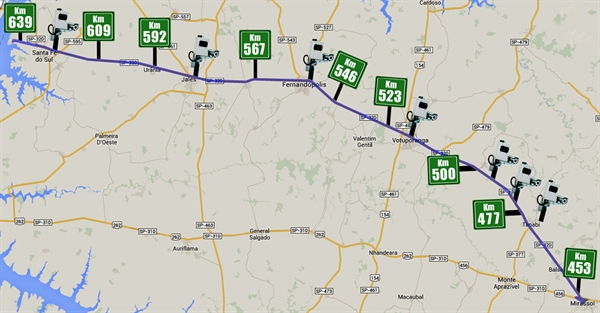 Rodovia Péricles Belini ganha um radar eletrônico