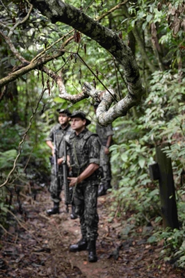 A Polícia Militar Ambiental irá intensificar a fiscalização nas matas, rios e até pelo ar, com o auxílio de drones (Foto: PM Ambiental)