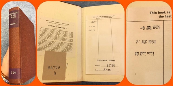 Leitora devolve livro com 36 anos de atraso a biblioteca pública na Escócia (Foto: Shetland Library/Facebook)