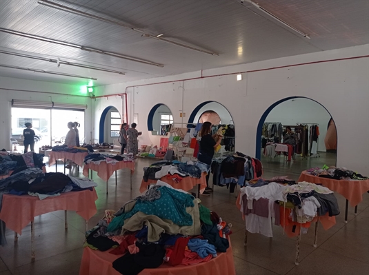 Bazar da Apae tem peças de ótima qualidade (Foto: A Cidade)