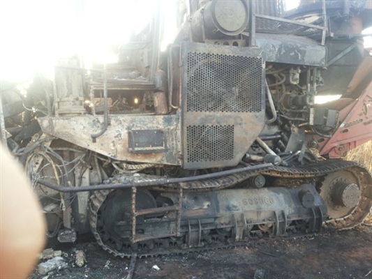 Fogo em máquina de usina teria causado grande incêndio em Parisi