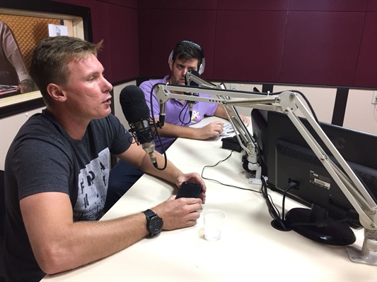 Rafael Gatti, gerente de futebol da Votuporanguense, foi entrevistado pela Cidade FM no programa ‘Bola em Jogo’ (Foto: A Cidade)