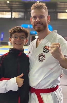 Os votuporanguenses Lucas Clemente e Nick Borges foram campeões do Campeonato Brasileiro de Karatê (Foto: Divulgação)