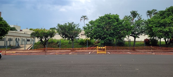 A área a ser doada tem 781,80m²