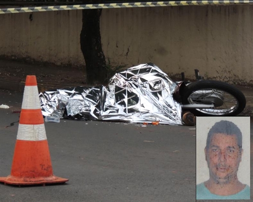 Caminhão atropela e mata motociclista na rua Bahia com a Tietê