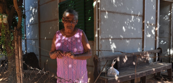 Francisca Rocha Cristo Lopes vive há 47 anos no local 