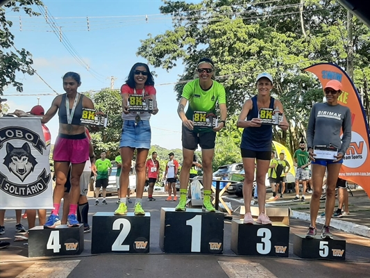 Os atletas de Votuporanga participaram da 1ª Corrida Pedestre do Balneário de Mesópolis (Foto: Divulgação)