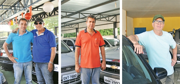 Alexandro Fernandes e Jaime Garcia Fernandes; Valter Mariano Sanches  e Josué Benati (Fotos: Gabriele Reginaldo/A Cidade)