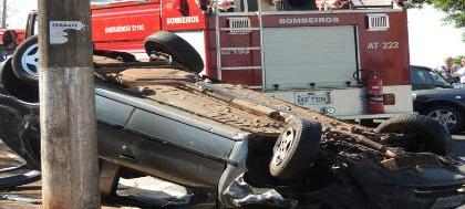 Fim de semana marcado por violentos acidentes