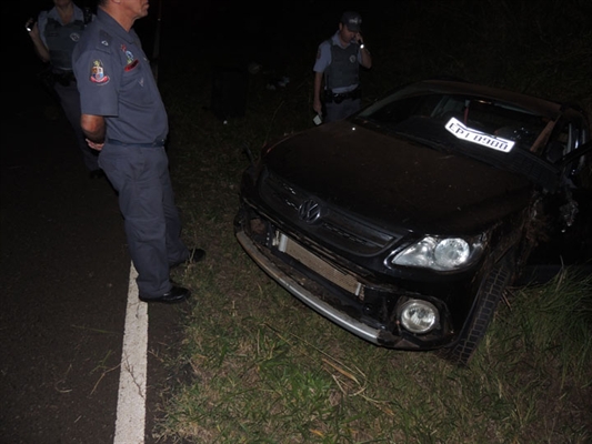 Comerciante morre após capotar carro em vicinal