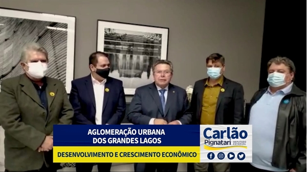 O anúncio foi feito por Carlão ao lado dos prefeitos de Votuporanga (Jorge Seba), Fernandópolis (André Pessuto) e Jales (Luis Henrique) (Foto: Assessoria)