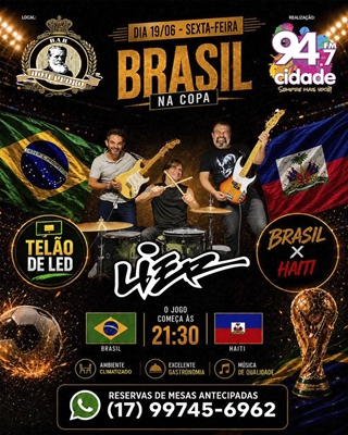O evento será realizado no Bar Dom Pedro, em Votuporanga, com início às 18h30 e programação estendida até a 1h  Foto: Divulgação