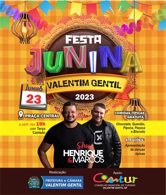 A Praça Central será palco da tradicional Festa Junina, e com o melhor de tudo, a entrada será gratuita (Foto: Divulgação)