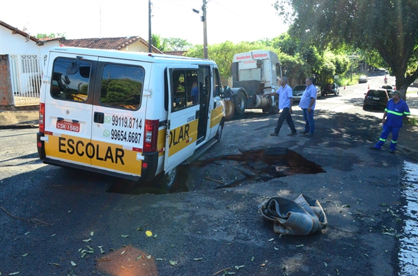 O caso aconteceu na manhã desta terça-feira (21) na zona Norte de Votuporanga (Foto: A Cidade)