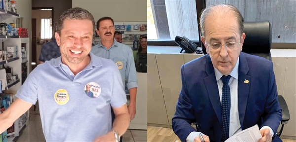 Os candidatos Fausto Pinato e Motta disputaram a preferência dos vereadores na eleição passada. Agora andam meio esquecidos. (Foto: Assessoria)