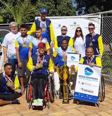 A equipe do Centro de Formação conquistou 20 medalhas de ouro nos Jogos Regionais (Foto: Centro de Formação)