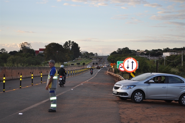O novo desvio pela rodovia SP-461 foi liberado ontem DER (Foto: Gabriele Reginaldo/A Cidade)