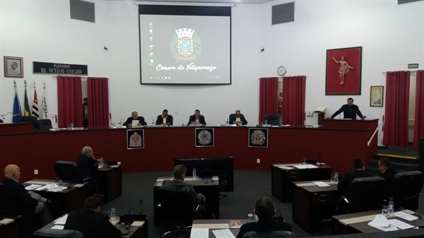 A Sessão Ordinária da Câmara Municipal de Votuporanga foi tranquila (Foto: Daniel Castro/A Cidade)