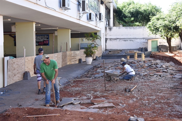 A reforma na Escola Profª Ana Maria Segura é um marco para a comunidade escolar de Cosmorama (Foto: Divulgação)