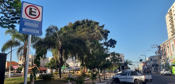 Zona Azul começou a ser cobrada em ruas de Mirassol — Foto: Arquivo Pessoal