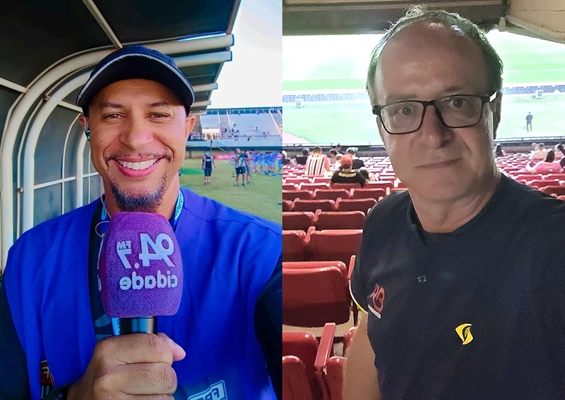 O DJ Adê e Rogério Assis, o “Canhão” estarão no Senac na semana que vem  Foto: Arquivo Pessoal