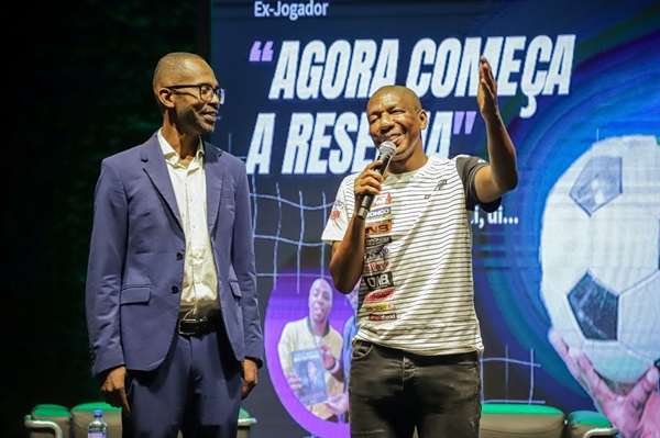 Ex-jogador Amaral e o empresário do futebol Marcos Tito  (Foto: Arquivo Pessoal)