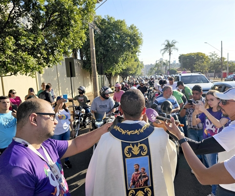 A Cidade FM, reconhecida por sua cobertura de grandes eventos, esteve presente em mais um ano dessa festa religiosa  (Foto: A Cidade)