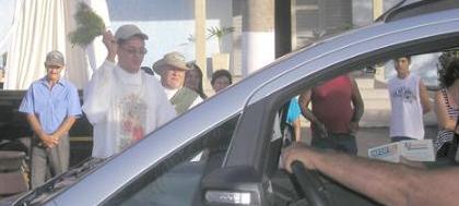 Centenas de veículos na Festa de S. Cristóvão