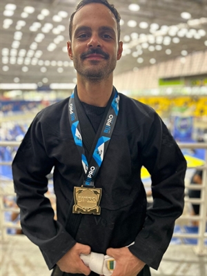 O votuporanguense Matheus Troiane foi o vencedor do campeonato disputado em Barueri  (Foto: Arquivo Pessoal)