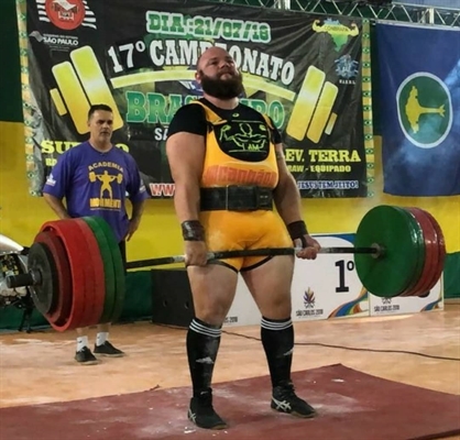 José Ulisses de Andrade, o Ulisses Tanque, foi convocado para o Campeonato Mundial (Foto: Arquivo/Pessoal)