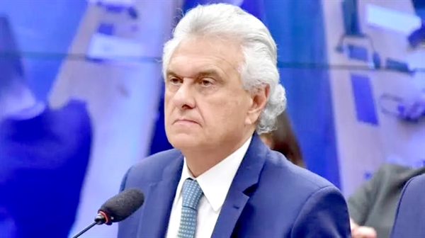 Ronaldo Caiado, governador de Goiás e pré-candidato à presidência, estará em Rio Preto para uma reunião com empresários nesta segunda-feira. (Foto: Governo de Goiás)