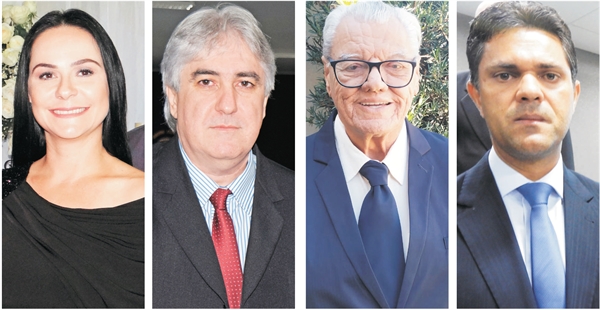 Juliana S. C. Marão, Celso Penha Vasconcelos, Hélio Martins e Reinaldo Moura de Souza (Foto: Reprodução)