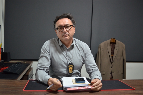 Delegado Marco Tirapelli recebeu a reportagem do A Cidade (Foto: A Cidade)