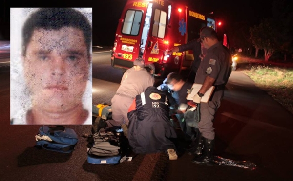 Motociclista morre após acidente na rodovia