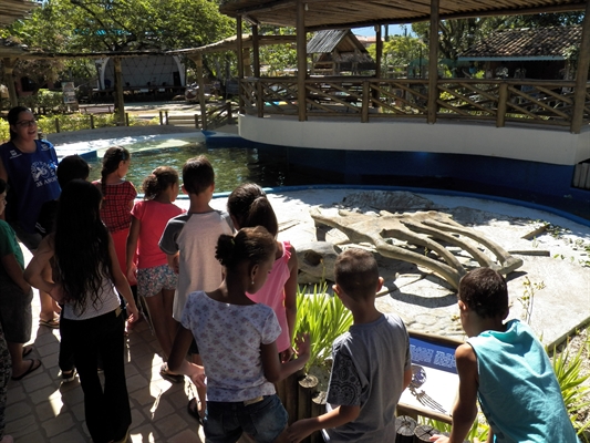 Alunos de Simonsen fazem viagem educativa para Ubatuba