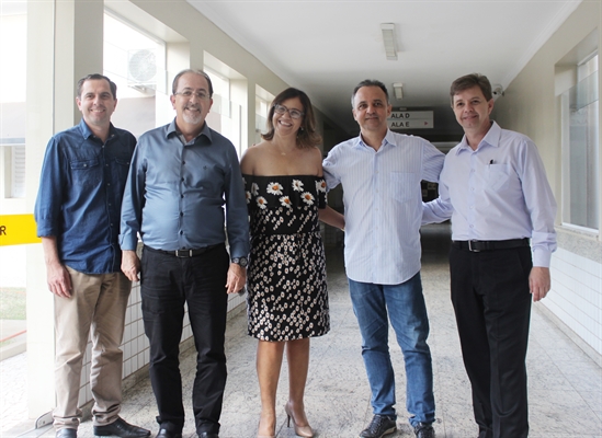 Santa Casa recebe presidente da Fecomerciários
