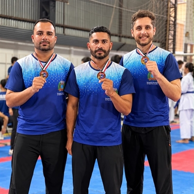 Equipe que conquistou o ouro   Foto: Arquivo Pessoal