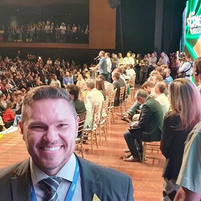 O votuporanguense Danilo Campetti agora é o 1º suplente do partido Republicanos para assumir a Assembleia Legislativa. (Foto: Redes sociais)