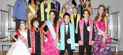 Veja os vencedores do concurso Miss e Mister Infantil