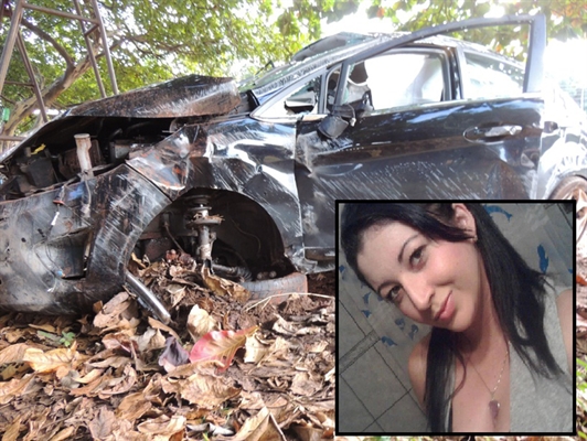Jovem de 26 anos morre ao ser arremessada de carro