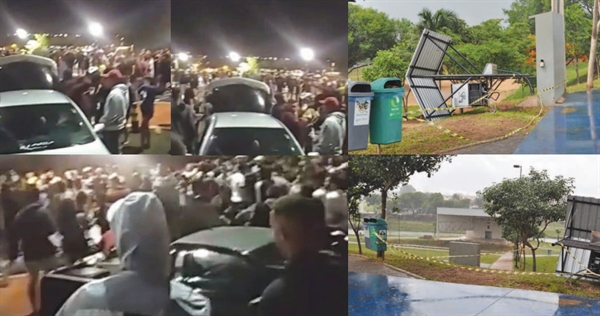 Música alta, aglomerações, lixos espalhados e até gente urinando na frente das casas são alguns dos problemas relatados  (Foto: Reprodução/A Cidade)