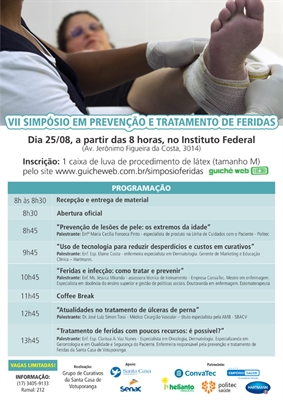 Santa Casa realiza simpósio que discute sobre tratamento de feridas