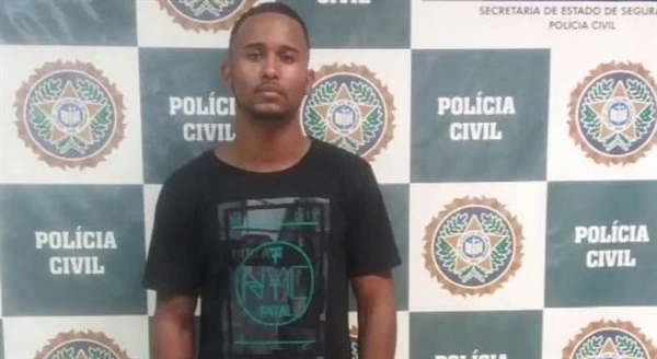 Luis Fernando foi preso enquanto participava das filmagens na comunidade Tavares Bastos (Foto: Divulgação/Polícia Civil)